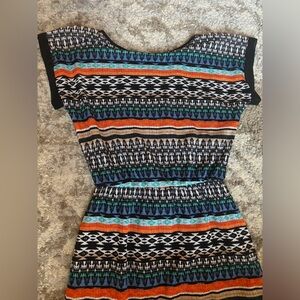 Multicolor Short Dress